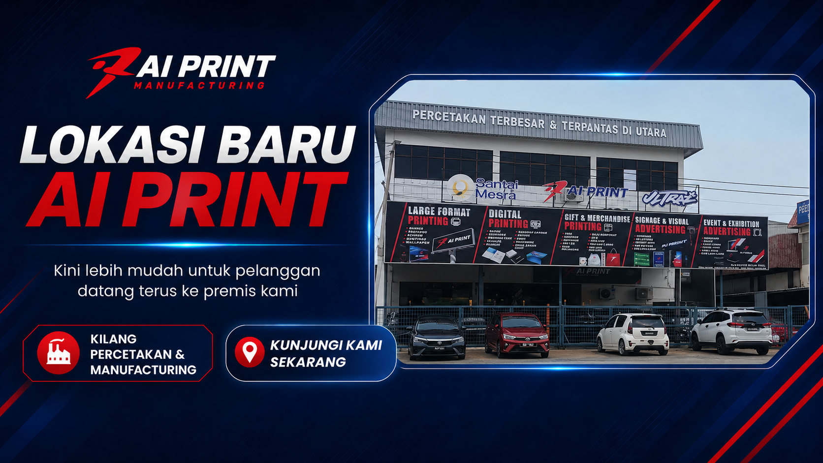 Lokasi Baru Kilang Ai Print